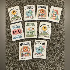 9 Pc Small Notebooks Retro Aesthetic Vintage Cute Motivational Postive Quote